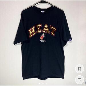 Miami Heat Logo 7 Embroidered Shirt